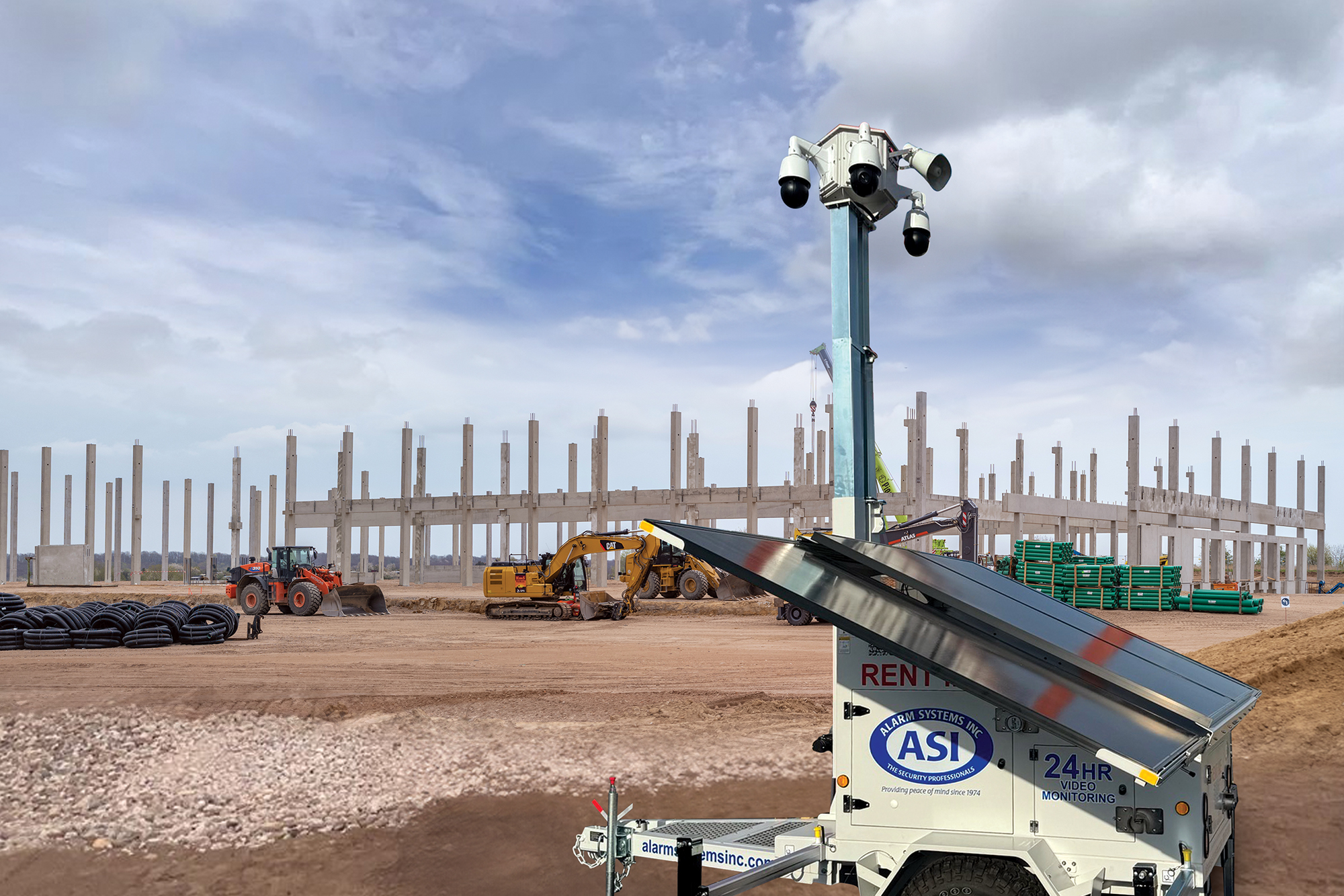 Mobile Security Systems for Construction Sites