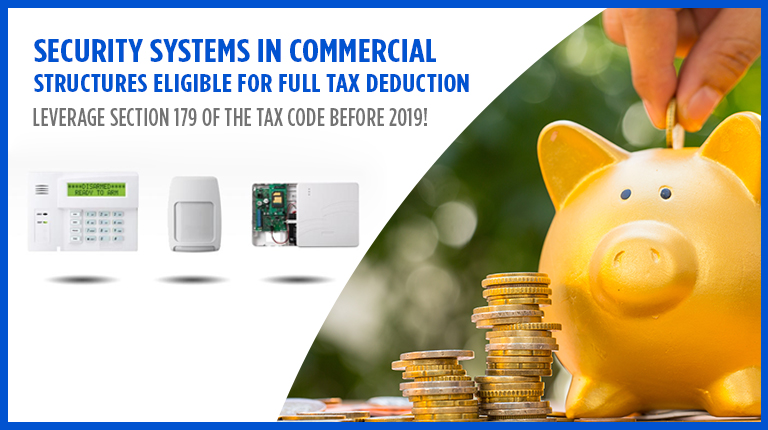Security Systems in Commercial Structures Eligible for Full Tax Deduction